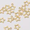 10pcs 6mm Brass Tiny Star Charms for Earring Bracelet DIY Jewelry Findings Making