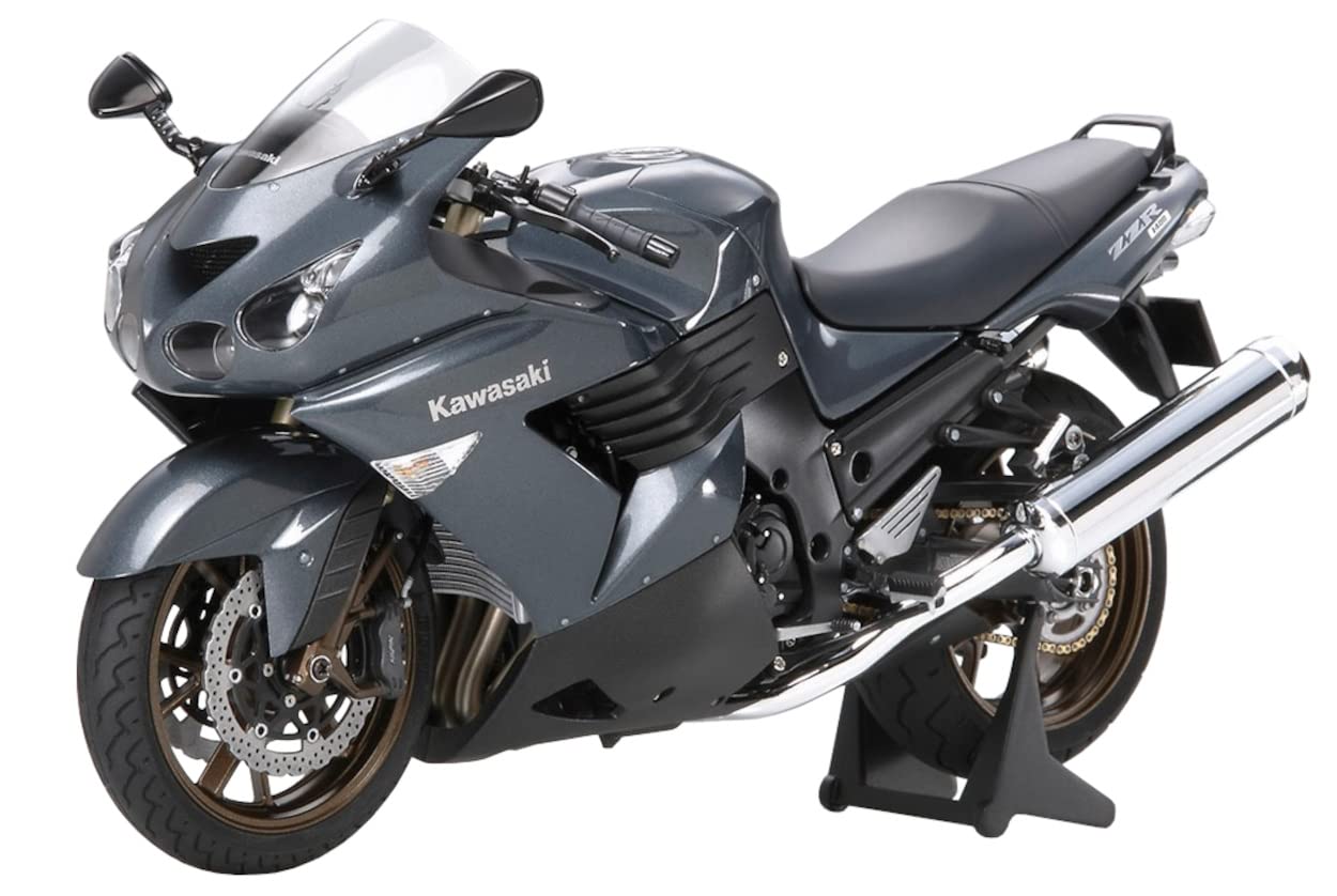 

Tamiya Motorcycle Series 111 Kawasaki ZZR1400 Plastic Model Kit 14111 1/12 No. чёрный