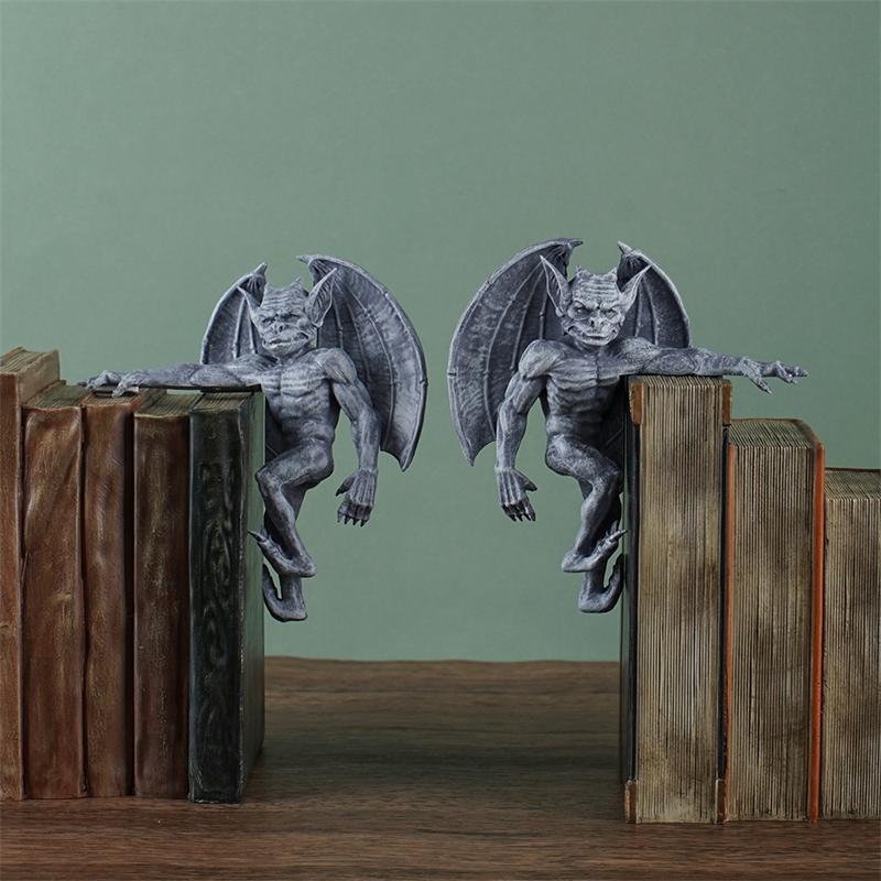 Gothic Gargoyle Resin Door Frame Decoration Monster Statue Halloween Home Display Party Centerpiece For Teens And Couples