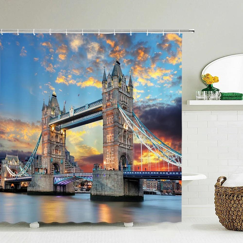 

1 Pcs Retro Navigation Sailboat Printed Shower Curtain Bathroom Partition Bathroom Curtain With Hooks Home Decorative Curtain W60H190(CM)-1 Pcs