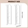2 Pieces Sticky Coffee Pod Holder Bar Accessories Side Mount Sturdy Space Saving Capsule Rack