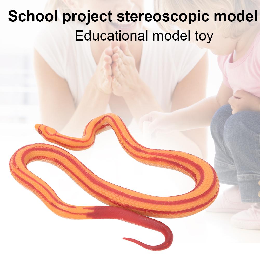 Corn Snake Simulation Model Ornaments Desktop Decoration Child Educational Toy