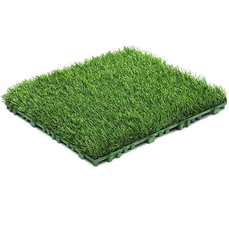 30x30cm Hengende Plen Hagedekorasjon Kunstgressfliser Torvmatte Plast Kunstgress Gulvdekor 3cm høy