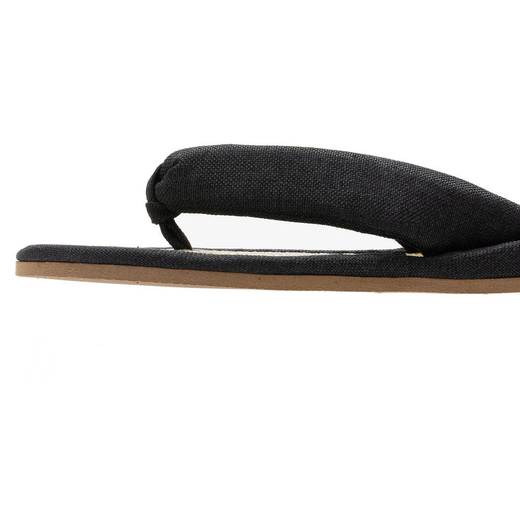 VANSSARDI Igusa Thong Room Room Tatami Mat Solid Size L Slippers, Sandals, Shoes, Size, Color, Unisex, Black,