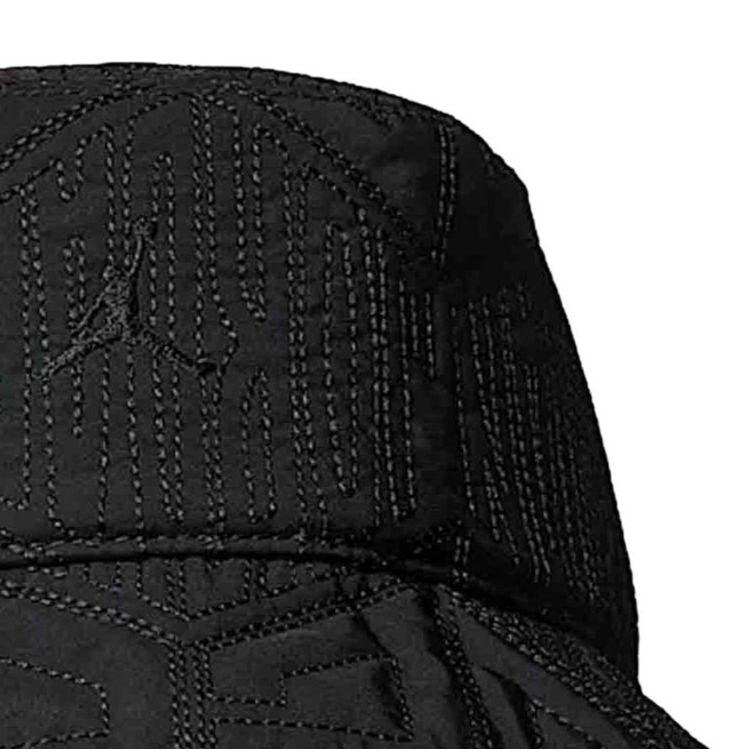 Nike Sewn Pattern Nylon Fisherman Hat Men Hats Black HJ3240-010