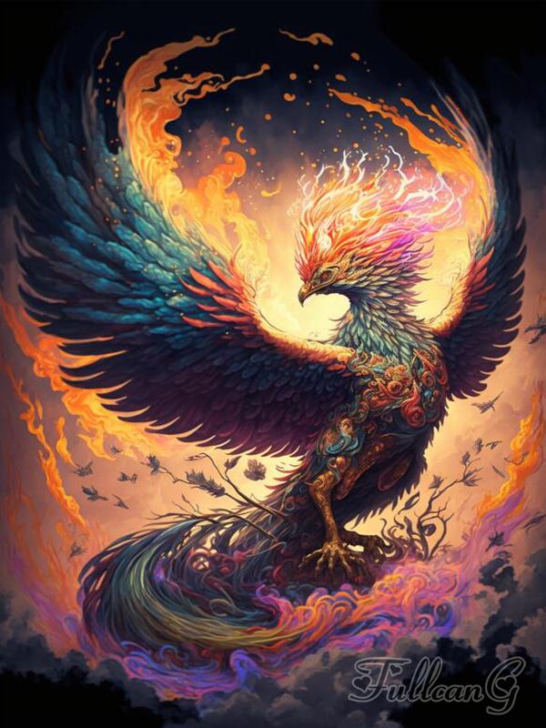 Diamond Painting New Arrivals Animal Peacocks Phoenix Diy Full Square Round Drill Rhinestone Embroidery Mosaic Cross Stitch Kits Wall Decor FG1801