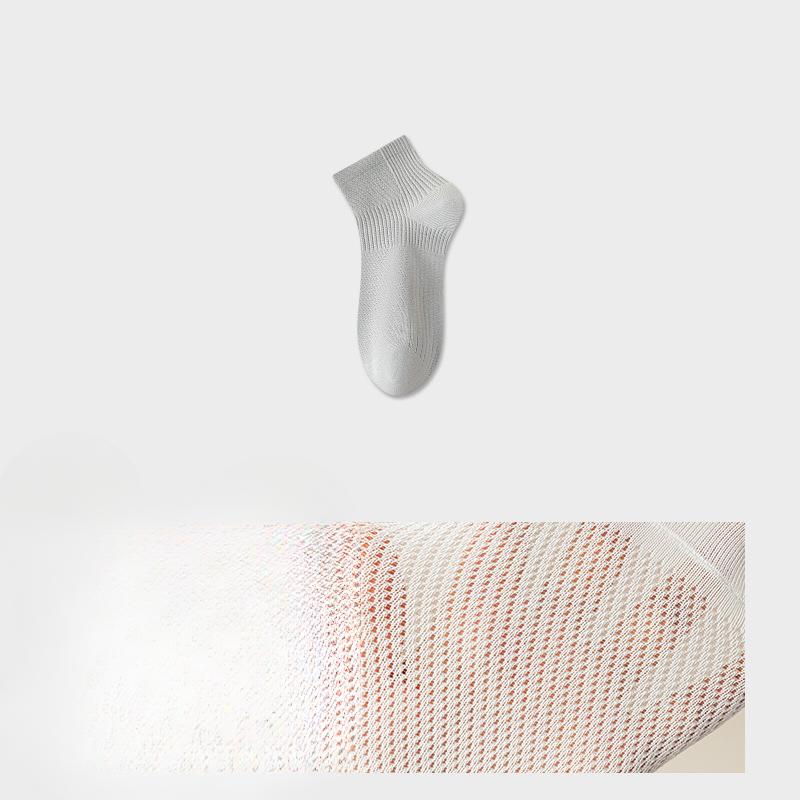 

Мужские летние тонкие носки до середины икры из чистого хлопка, сетчатые дышащие, влагоотводящие, устойчивые к запаху короткие носки, спортивные хлопковые носки 1 pair