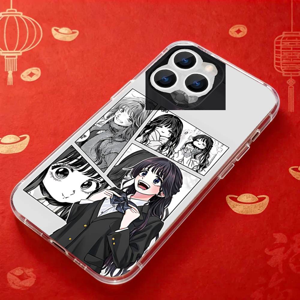 ANIME Kaoruko W-Waguri  Clear Phone case suitable for iPhone 11 12 13 14 15 16 17 Pro Max Plus X XS XR SE E Mini Protective Case