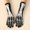 New Halloween Skeleton Gloves Creative Unisex Adult Full Finger Mittens Party Accessories Party Props