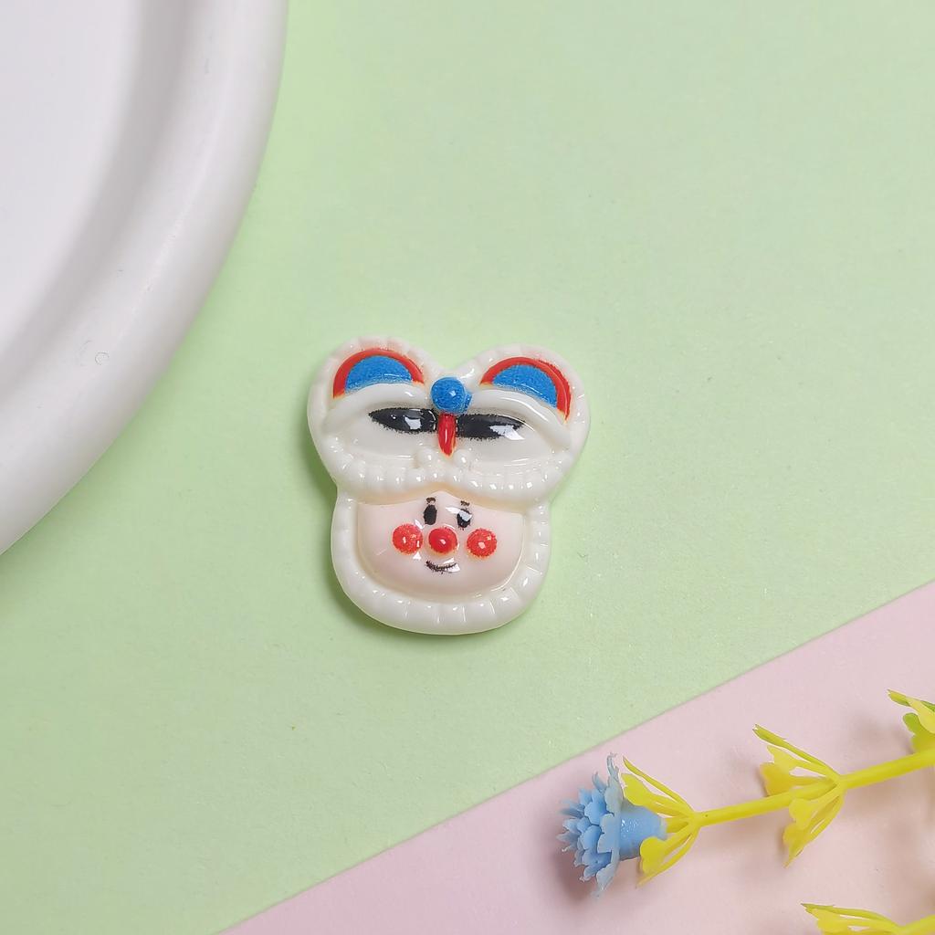 Bulk 100Pcs/Lot Hot Sale Kawaii Cartoon Clown Themed Resin Flatback Cabochons Embellishments for Scrapbooking Phone Case Decor