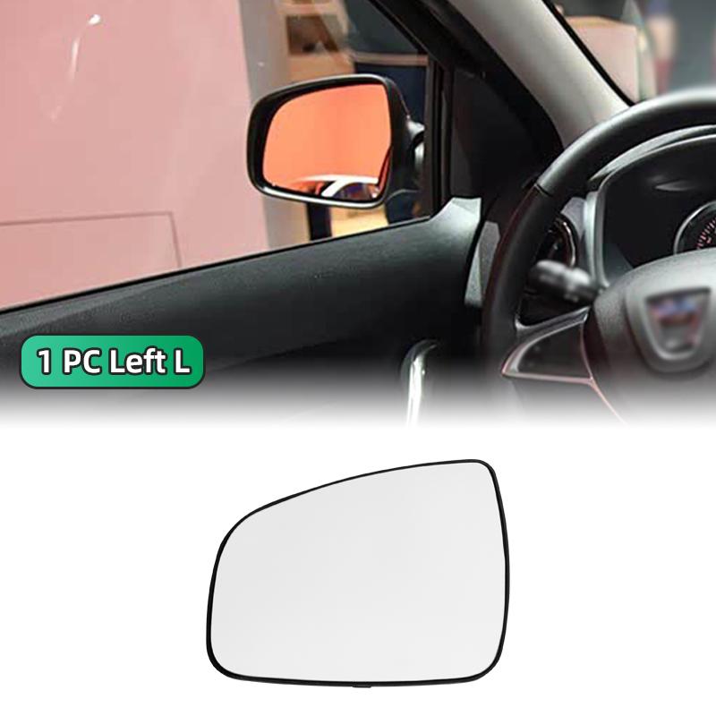 For Renault Logan Sandero 2008-2013 Symbol 2013-2023 Dacia Duster 2014-2017 Side Mirror Glass With Heating Rearview Mirror Lens