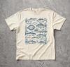 T-shirt Stile Tatuaggio Pesce Vintage, Maglietta da Pescatore Retro Comfort Colors