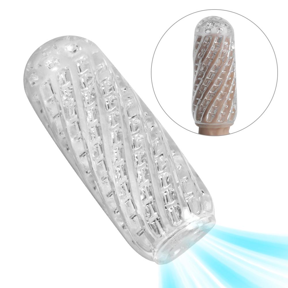 Transparent Vagina Sex Toys for Men Adult Products Soft Pussy Adult Endurance Exercise Male Masturbation Device Aircraft Cup