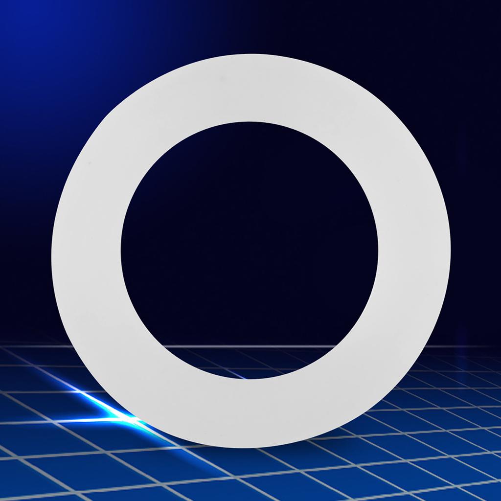 12pcs Flat Gasket White Silicone O Ring Sealing Washers for Bellows Hoses (1.2")