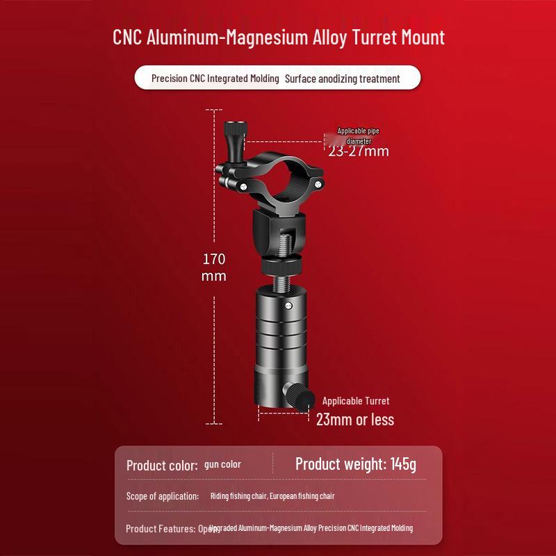 Kompletny aluminiowy zestaw pudełek na sprzęt wędkarski: Uchwyt na wędkę lewy, Pojemnik na ryby i Taca na przynęty