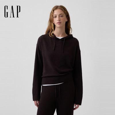 Women's Relaxed Fit Hooded Knit Pullover