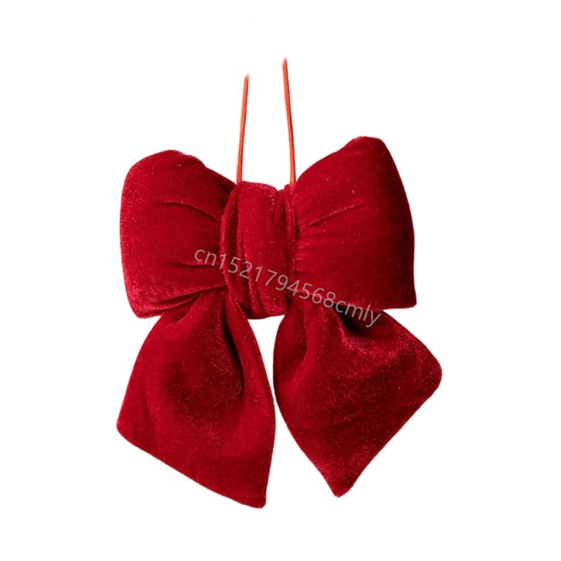 Holiday Velvets Ribbon Hanging Decoration For Restaurants Weddings And Seasonal Displays 6XDE