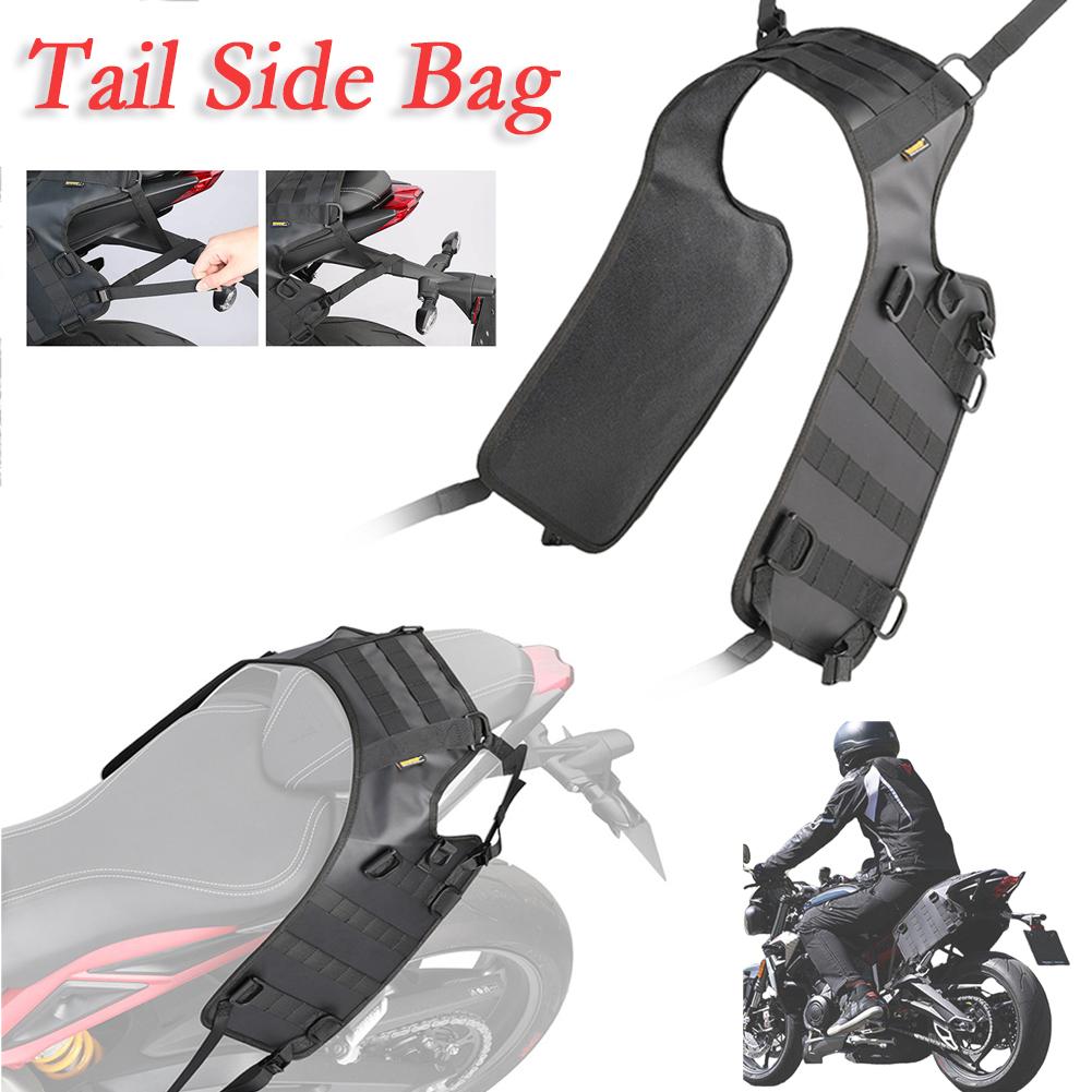 Motorcycle Saddle Bag Base Universal Motors Back Seat Bag Install Pad Rack Tail Side Bag Mount Base Motocross Accessories
