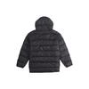 Adidas Originals Trefoil H Down Jacket Reversible Full Print Warm Hooded Outerwear Men Outerwear Black ED5839