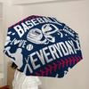 1pc Baseball Everyday Love Play Ball Home Run Umbrella with Plastic Handle,Suitable for All Seasons Home Travel Outdoor UmbrellaDD074