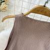 Summer Women Elegant Sleeveless Hollow Out Office Work Midi Knitted Sweater Pullover Sheath Dresses For Ladies