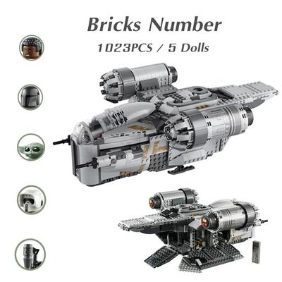 Space Wars The Razor Crested Aliens Raumschiff Modell 75292 Bausteine DIY Kinderspielzeug für Jungen Weihnachtsgeschenkidee für Kinder