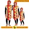 3D Printed Hot Dog Parent-Child Cosplay Costume for Stage or Halloween