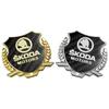 YSAG7 1pc Car Sticker Side Badge for Skoda Yeti Karoq Felicia Roomster Octivia 2 A5 Rapid Kodiaq Superb Fabia 1 Kamiq Exterior Emblem