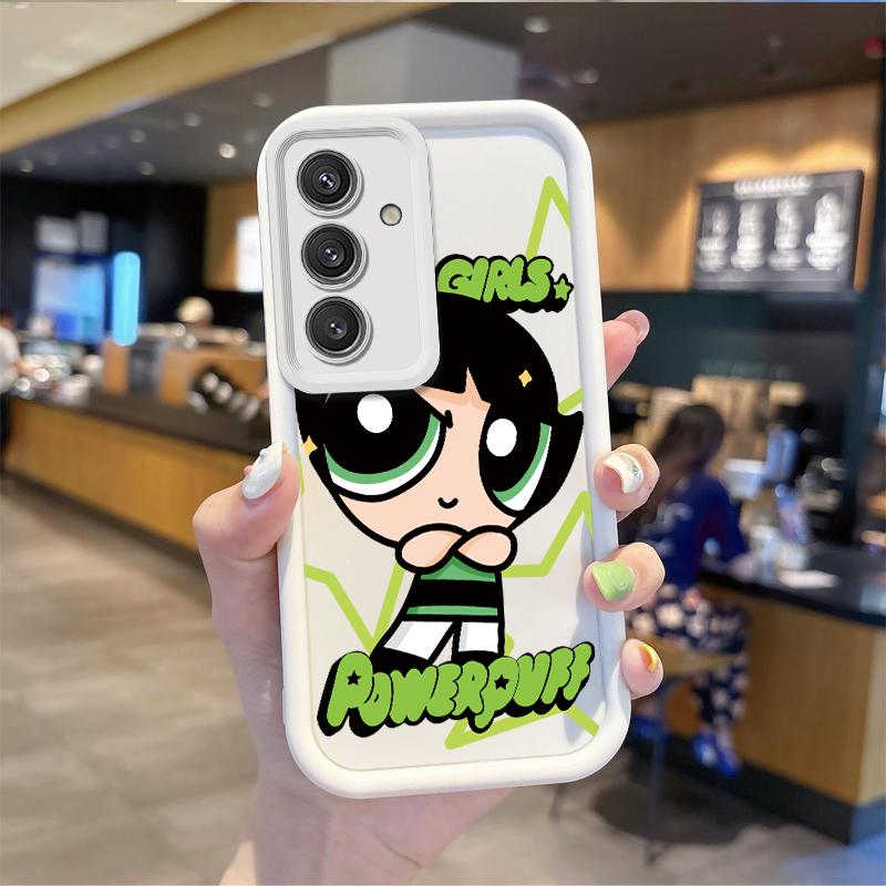 P-Powerpuff Girls Non-Slip Phone Case For Samsung Galaxy A35 A34 A33 A32 5G A31 A30 A24 A23 A22 A13 A12 A05 A03 Shockproof Cover