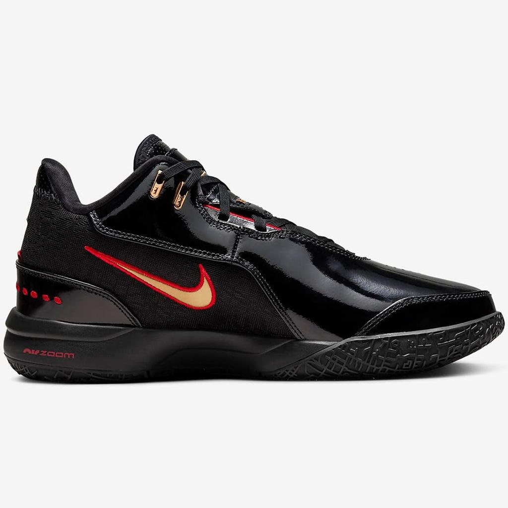 Nike LeBron NXXT Zen AMPD Size EP, Black/University Red/Metallic Gold, FJ1567-001, 26.0cm