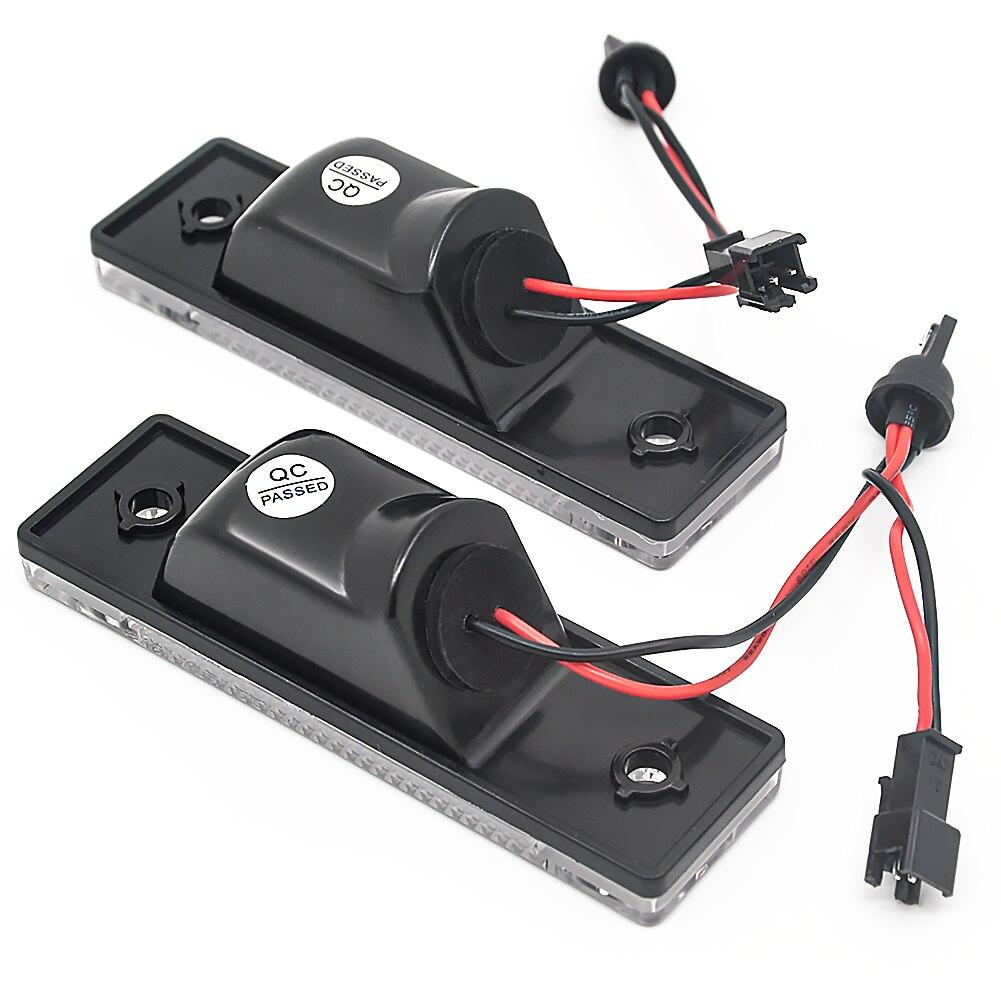 2Pcs 18LED Car License Number Plate Light Led Auto Boot Light For Chevrolet Cruze 2006~ Car Accessories