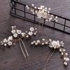 1/2/3PCS Crystal Hair Jewelry Wedding Headpieces Hair Clips Women Hairpins Headwear