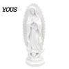 Dekoracje do Kącika Kawowego Figura Religijna Matki Bożej z Guadalupe, Figurka Dziewicy Maryi, Rzeźba z Żywicy, Egzotyczne Akcesoria do Domu Inspirująca Sztuka dla