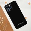 Simple Minamilst Black Quote Phone Case For iPhone 17 Pro Max 14 13 12 11 15 16 Pro Max mini 15 Plus 16e 17 Air Funda