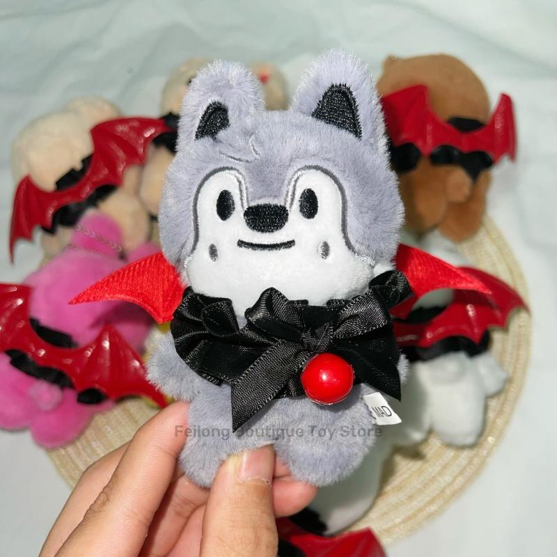 StrayKids 10cm stuffed plush toy Halloween funny demon red wing clothes stuffed animal backpack pendant personalized gift