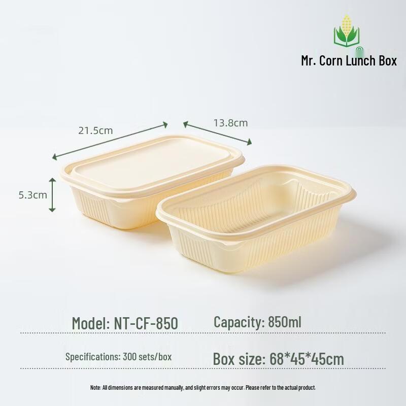 Mr. Corn Biodegradable Corn Starch Food Containers