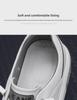 2025 Summer Men's Casual Leather Sneakers - Trendy, Non-Slip, Low-Top Sports Shoes