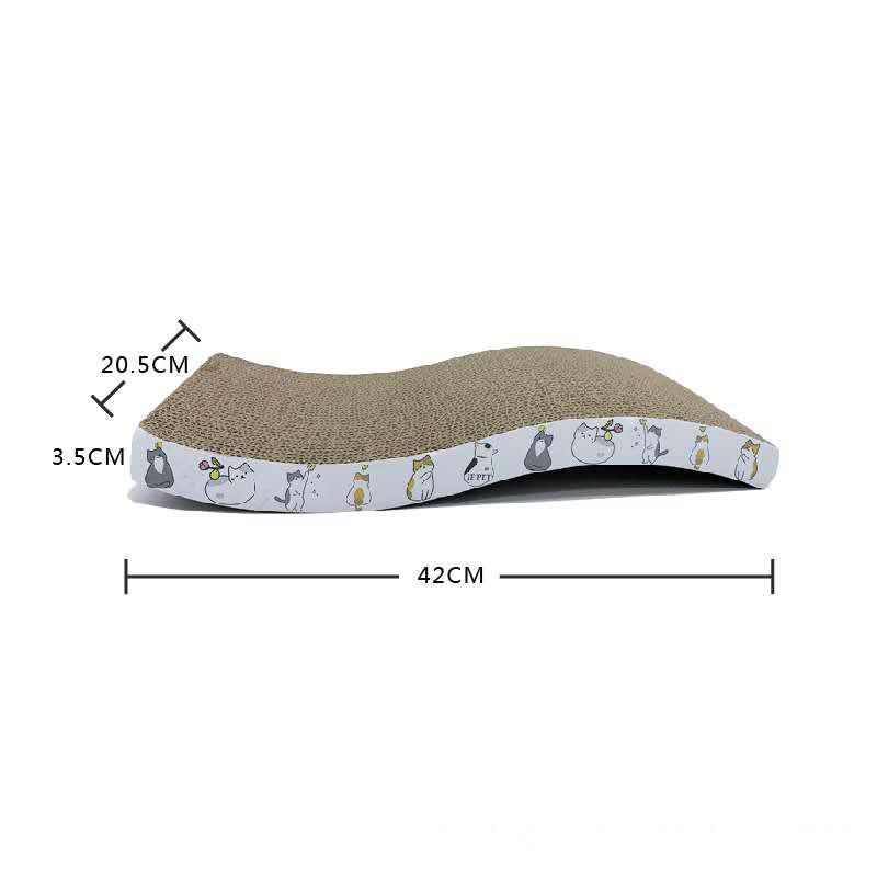 Cat Scratcher Claw Grinder Does Not Drop Debris Corrugated Paper Protection Sofa Wear-resistant Cat Toy Supplies