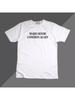 Casual Short-Sleeved T-Shirt Restore Common Sense Fun Slogan Print Crew Neck Top White Breathable Everyday Style