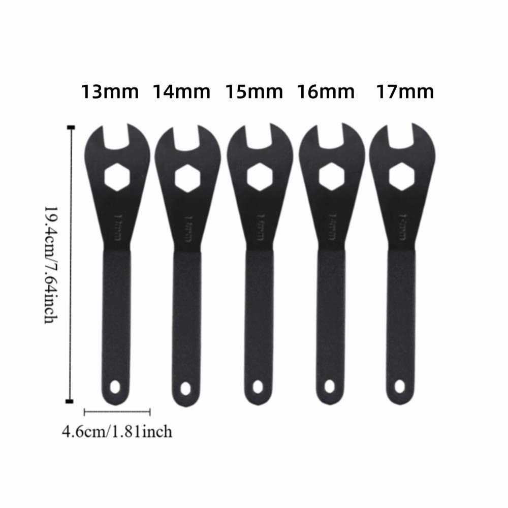 5 PCS Open-End Spanner Hub Repair Wrench Multi-Function Bicycle Cone Wrench  Bike Maintenance