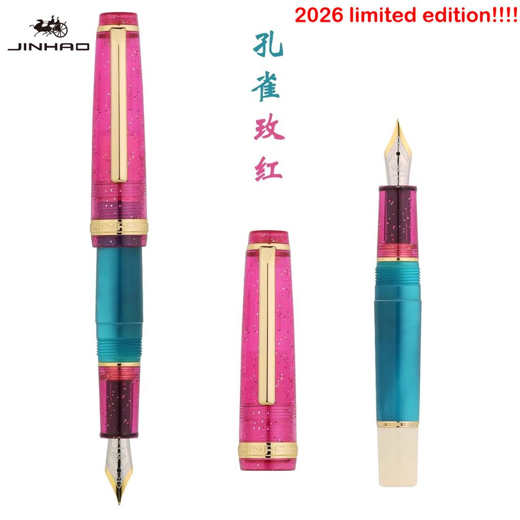 2026 Limited Edition Colors! JINHAO 82 MINI Fountain Pen Acrylic EF/F/M Mix Color Customized Stationery Office School Supplies