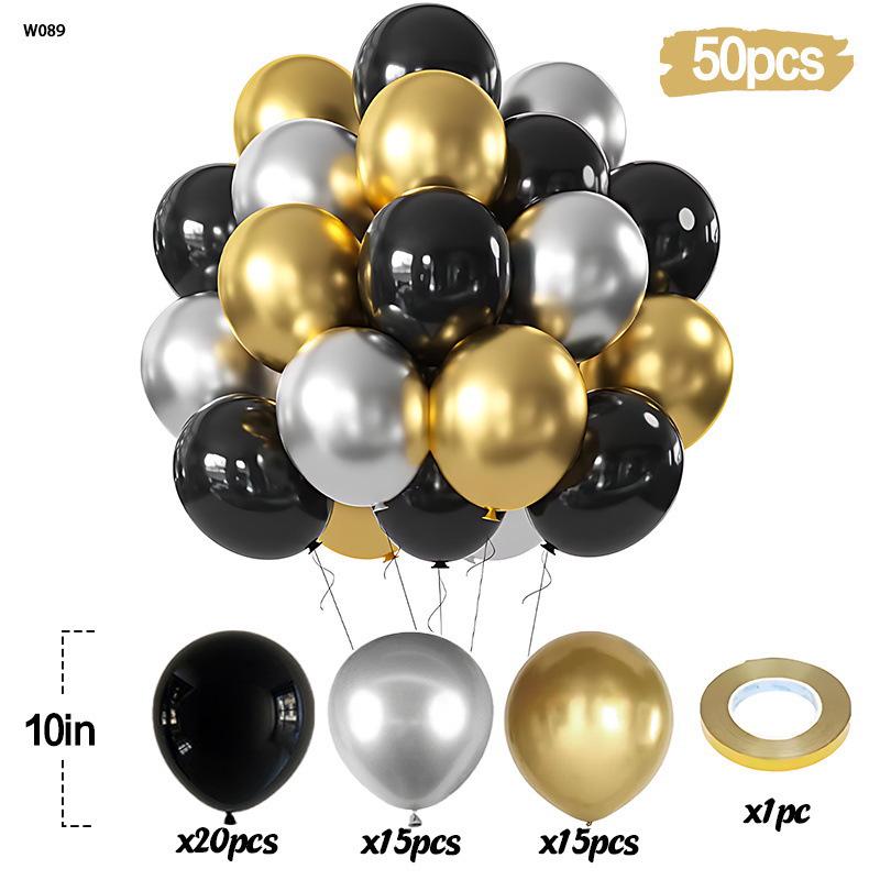 10-Zoll Latex-Ballon Festival Set: Individuell gestaltbare Ballonketten-Dekoration