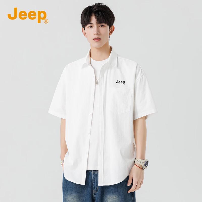 Jeep Men s Short Sleeve Casual Shirt XL
