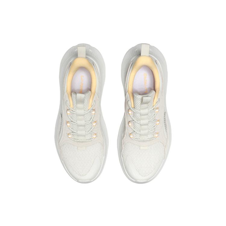 Li Ning CF Tracing Casual Shoes Women's Low top Pearl White AGLQ184-3