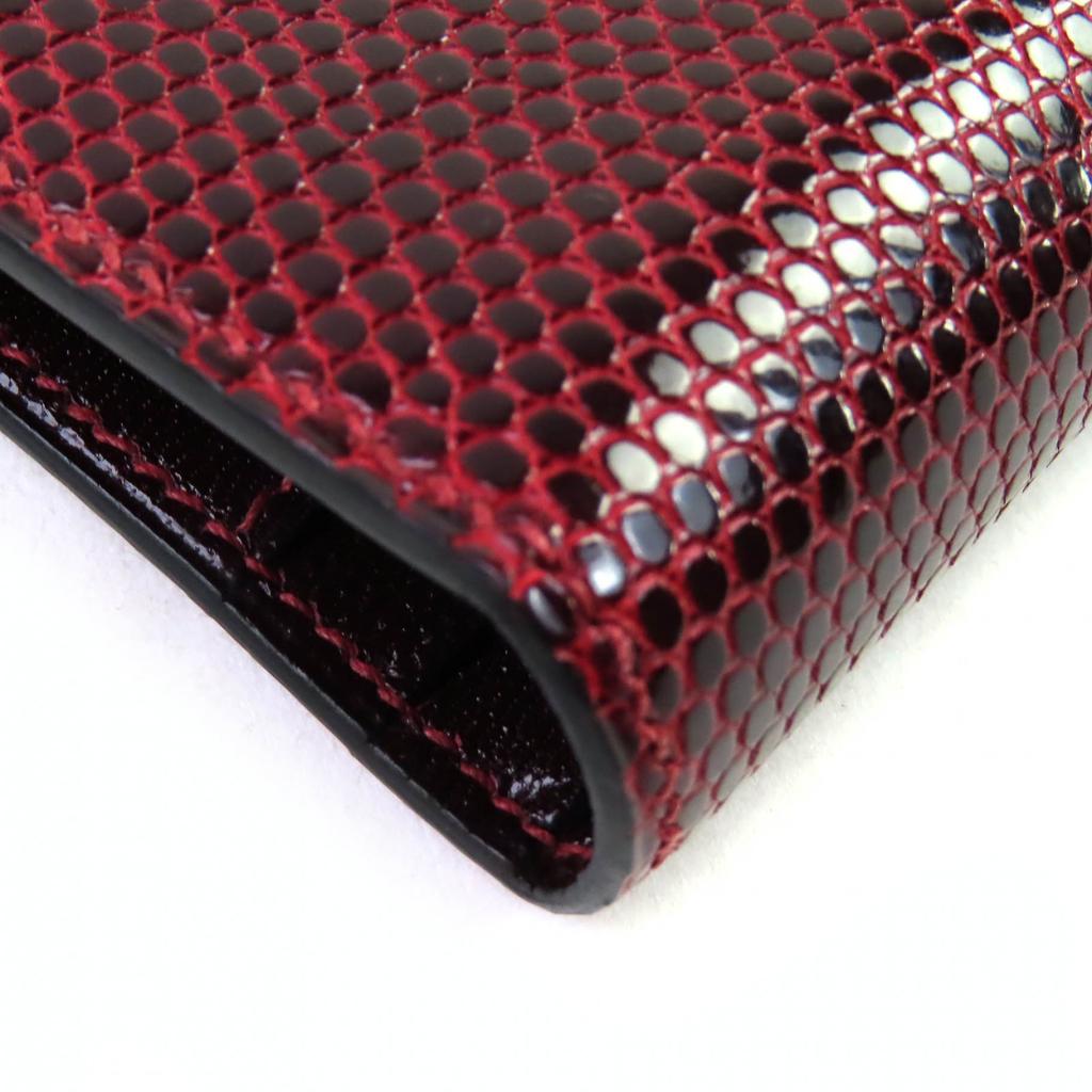 HERMES Purse Baan classic H logo wallet Lizard Women Used