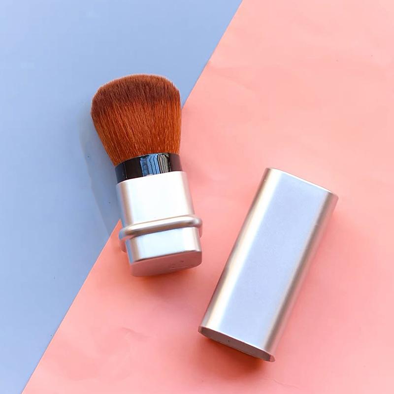 Travel Makeup Brush Retractable Powder Contour Brush Professional Cosmetic Tool For Blush Loose Powder Foundation & Concealer