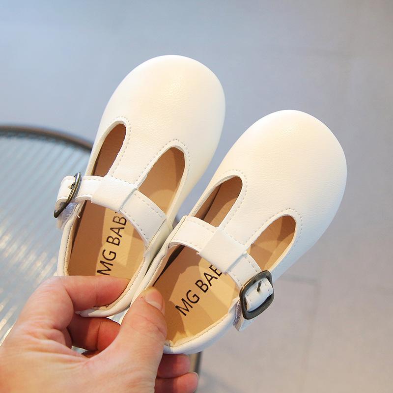 Toddler Kids Princess Style Casual Low Top Leather Single Shoes For Boys And Girls 15 белый