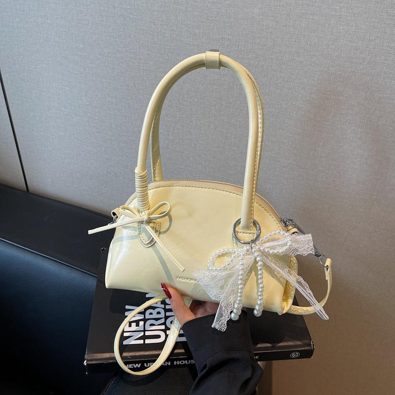 Mode vielseitige Schleifenhandtasche Damen Sommer neu hochwertig Messenger Muscheltasche