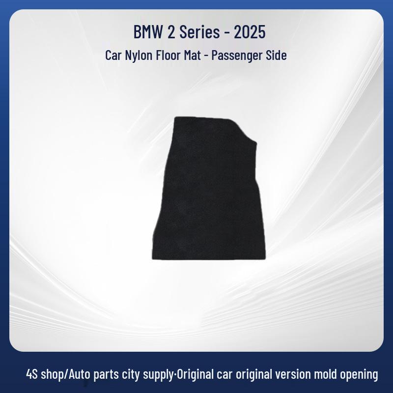 BMW 2 Series Floor Mats - Black Nylon, Dirt-Resistant Interior Accessories