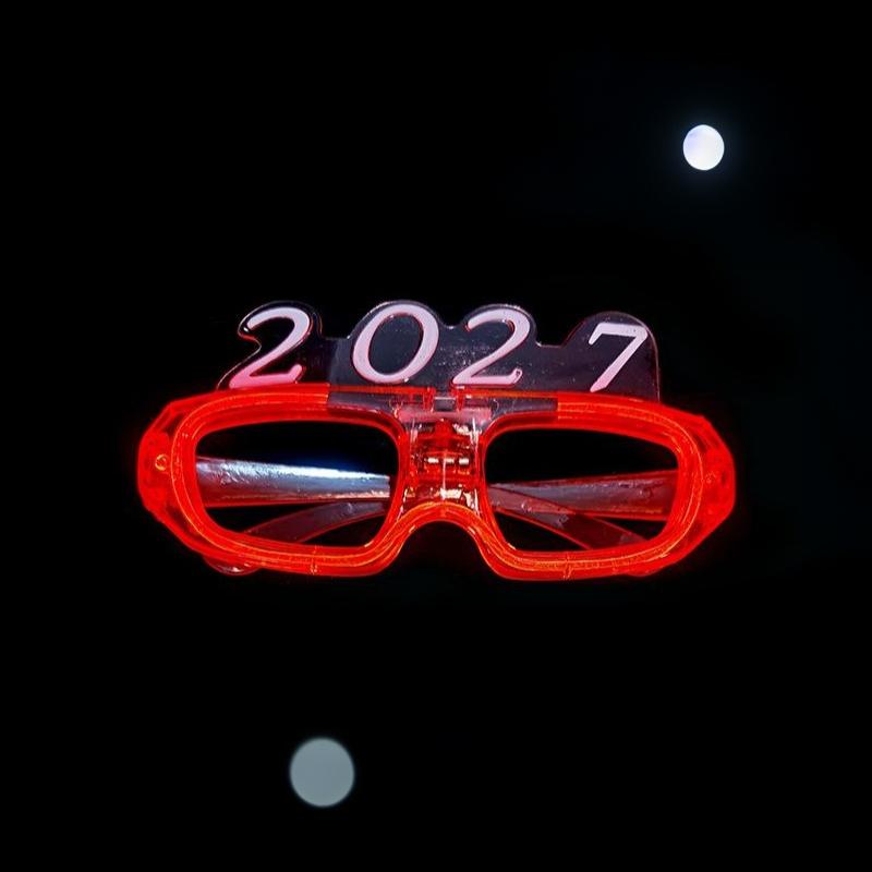 LED Light Up Glasses Multi Color Flashing Modes Bright Glow Effect Durable Frame for Outdoor Night Carnival Events